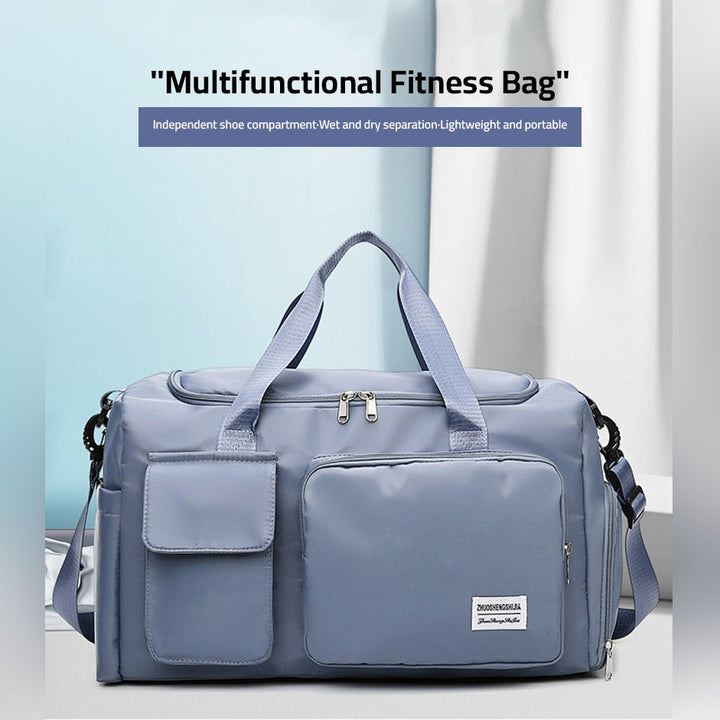 Perfekte Fitness Sporttasche mit separatem Schuhfach für saubere & trockene Ausrüstung.