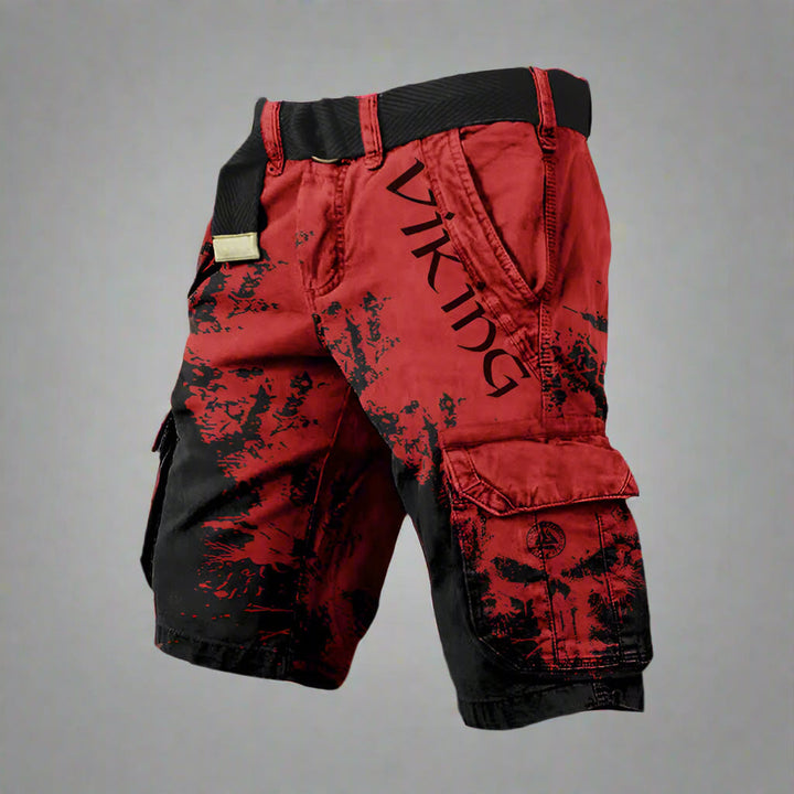 Rückansicht der bequemen Herren Shorts mit robuster Passform, perfekt für Sport, Abenteuer & Freizeit.