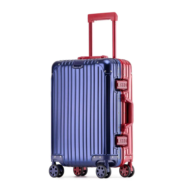 Unisex Aluminium-Reisekoffer Tirana mit TSA-Schloss und 360° Rollen. Sicher, modern, funktional.