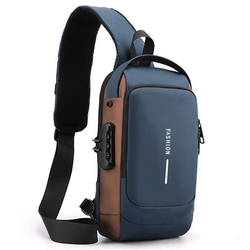Schwarzer Rucksack mit umfassendem Diebstahlschutz, gepolstertem Laptopfach & robustem, wasserabweisendem Material.