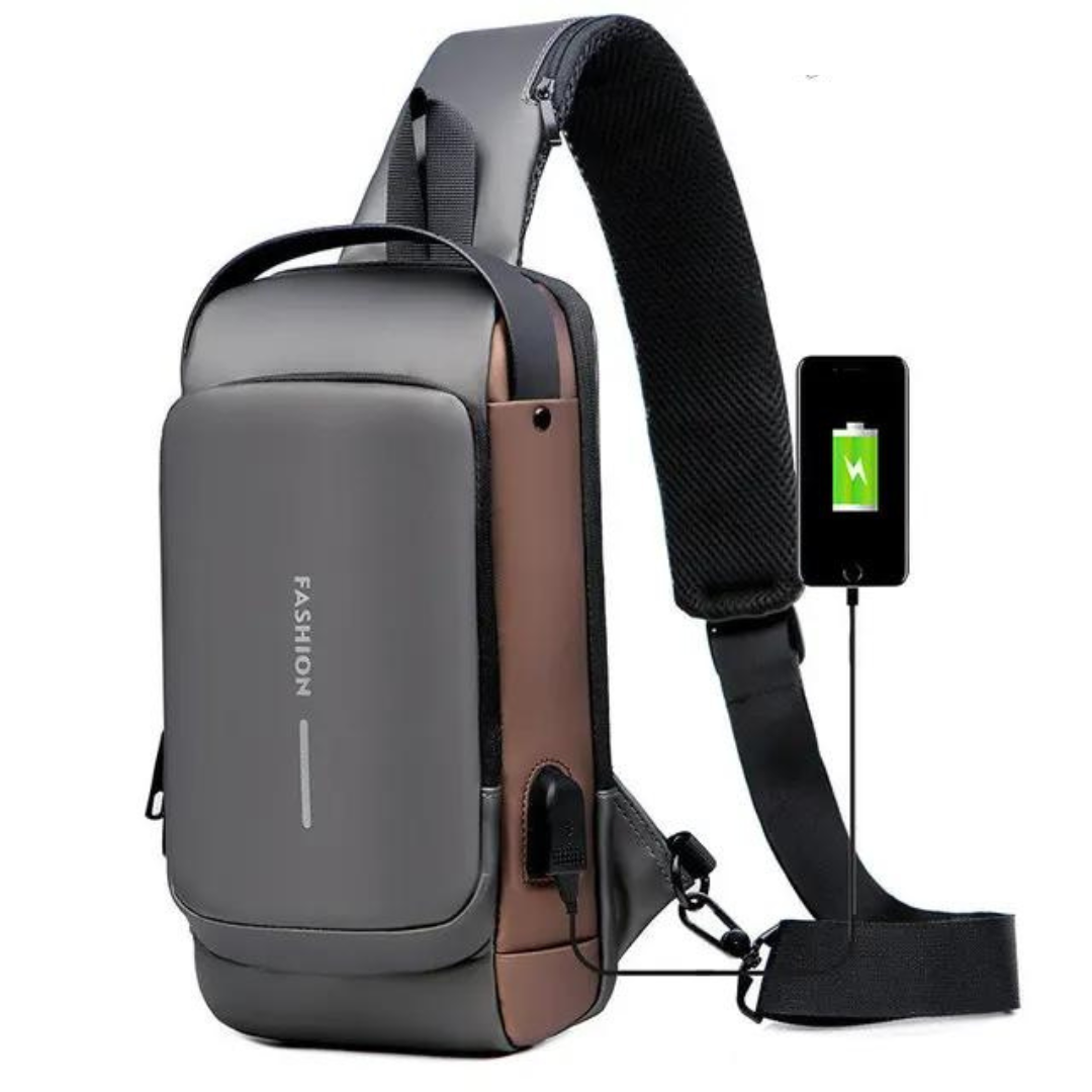 Eleganter Business Rucksack mit Diebstahlschutz & Laptopfach, ideal für professionellen und sicheren Transport.