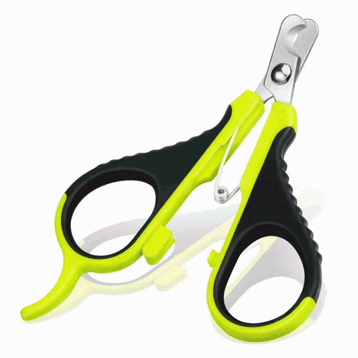 Robuster Edelstahl Haustier Nagelknipser für sichere Krallenpflege bei Hunden und Katzen, ergonomisches Design.