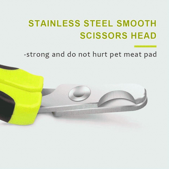 Professioneller Edelstahl Nagelknipser für sichere und stressfreie Pfotenpflege bei Hunden, Katzen und Haustieren.