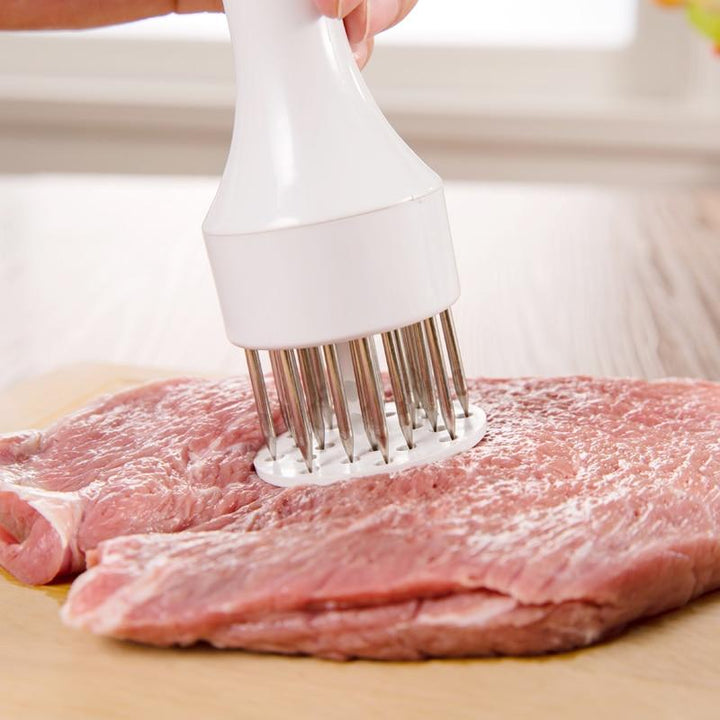 Effektiver Steakzartmacher aus Edelstahl für zartes Fleisch. Ergonomischer Küchenhelfer für Hobbyköche & Profis.