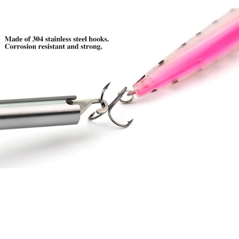 Outdoor Angelwerkzeug: Robuster Hakenentferner aus Aluminium für Angler und Fischschutz.