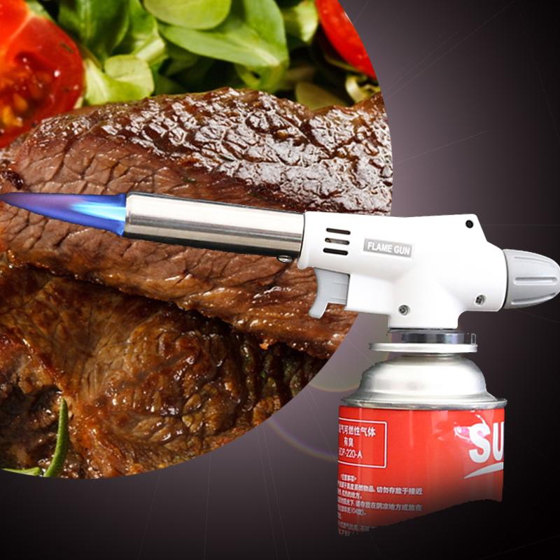 Robuster, tragbarer Camping-Flammenbrenner aus Edelstahl, ideal für Outdoor-Kochen, Wandern und Abenteuer.