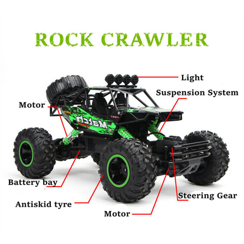 Ferngesteuertes 4x4 Auto mit Fernbedienung, robustes Spielzeug Auto, ideales Kinder Geschenk.