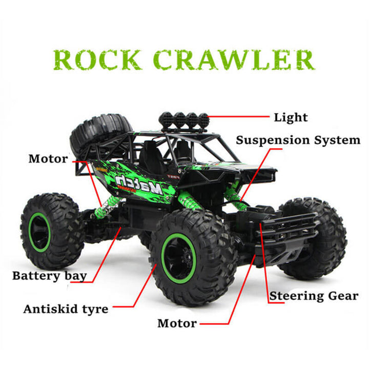 Ferngesteuertes 4x4 Auto mit Fernbedienung, robustes Spielzeug Auto, ideales Kinder Geschenk.