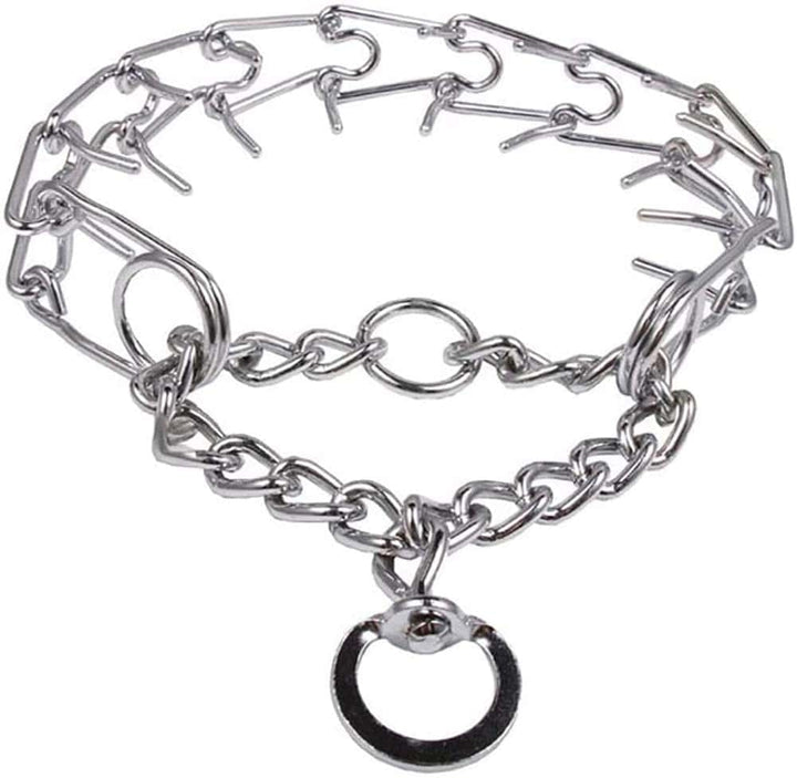 Metall-Stachelhalsband, strapazierfähig, für kontrolliertes Hundetraining & sicheres Gassi.