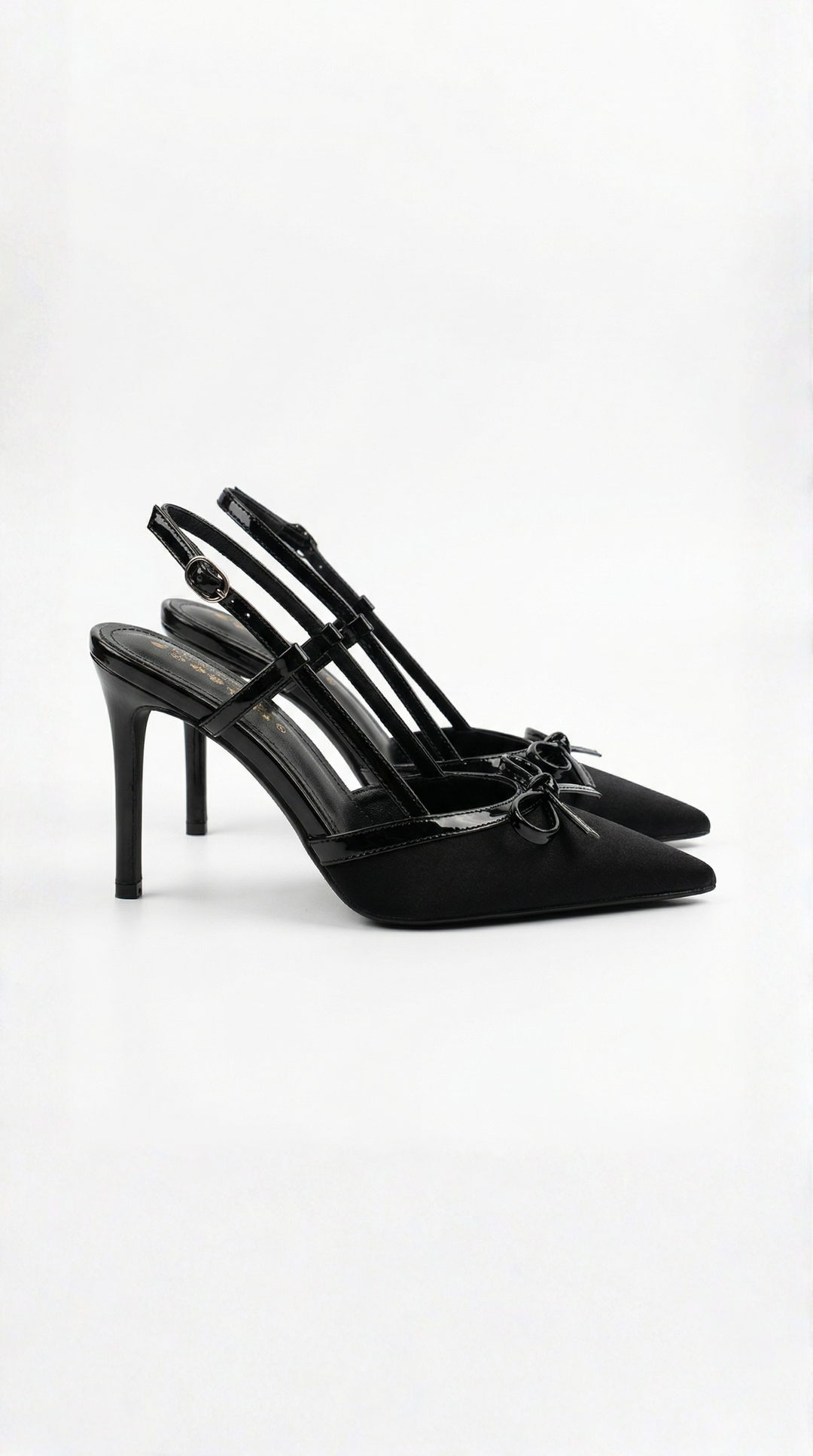Elegante Damen-Pumps mit filigraner Schleife & zartem Riemchen; perfekt für festliche Anlässe & Partys.