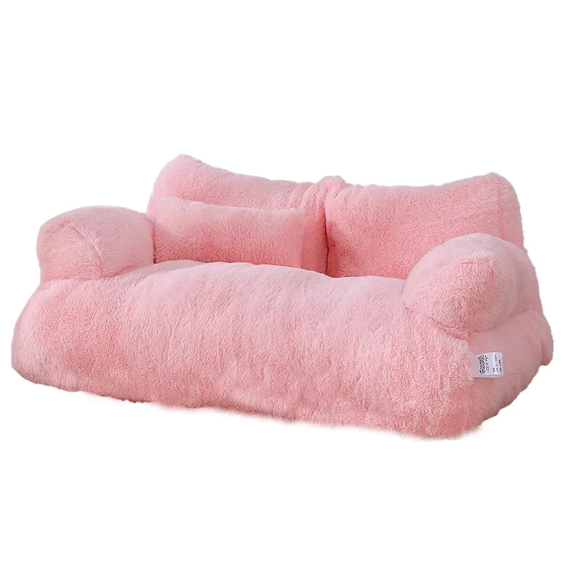 Komfortables Hundebett für maximale Entspannung. Luxuriöses Hundesofa, waschbar & strapazierfähig, Haustier.