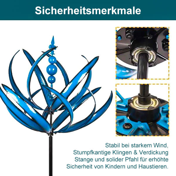 Metall-Wetterfahne mit einfacher Montage, robustes Windspiel für den Garten. Ideal für Outdoor.