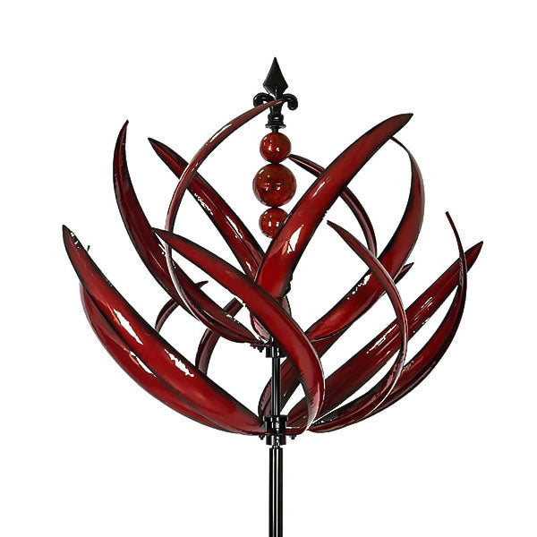 Einzigartige rotierende Metall-Wetterfahne, tolles Geschenk für Gartenliebhaber. Robuste Gartenkunst.