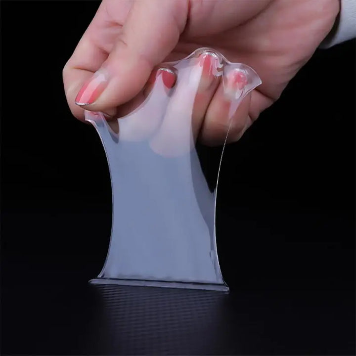 Vielseitiges transparentes Doppelseitiges Klebeband, Gelband-Technologie, extra stark für DIY & sichere Befestigungen.