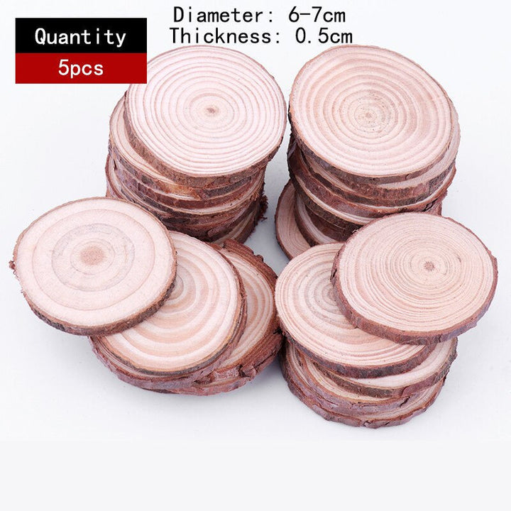 DIY-Holzscheiben: Naturholz-Untersetzer zum Bemalen, Verzieren oder als rustikale Dekoration.