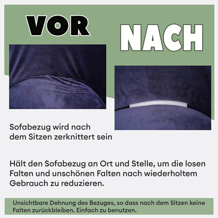 Wohnzimmer-Zubehör: Rutschfeste Schaumstoff-Stäbe halten Sofabezüge & Schonbezüge sauber und an Ort und Stelle.