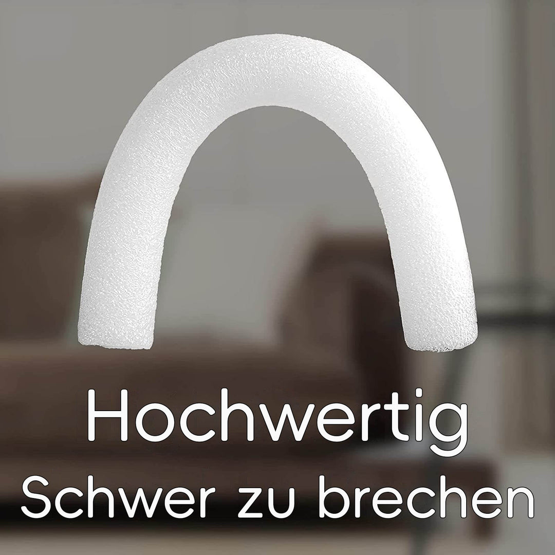 Einfache Befestigung von Sofabezügen mit rutschfesten Schaumstoff-Stäben. Sichert Schonbezüge & Heimtextilien im Haushalt.