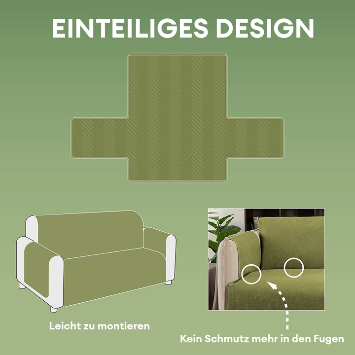 Schützt Ihr Sofa: wasserdichter, rutschfester Sofabezug aus Chenille. Ideal für Familien und Haustiere.
