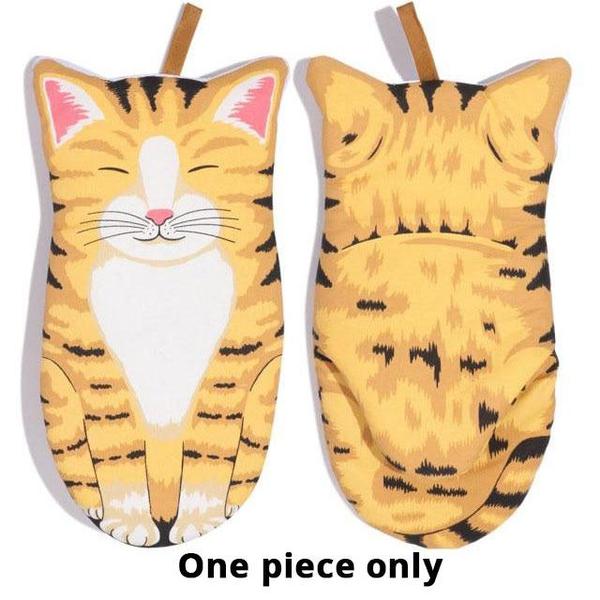 Süße Katzenpfoten Ofenhandschuhe für sicheren Griff und zuverlässigen Hitzeschutz in jeder Küche.