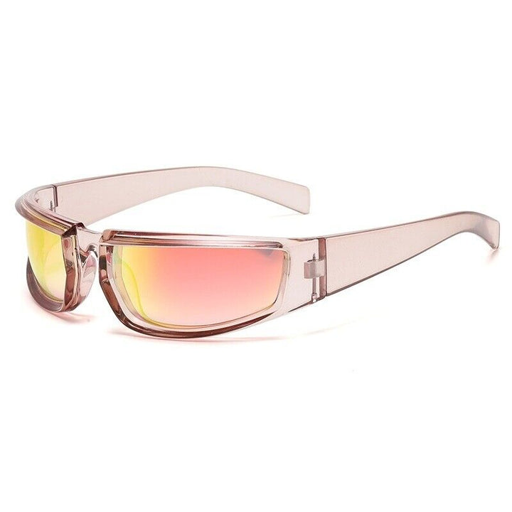 Premium Unisex Sonnenbrille mit zuverlässigem UV400 Schutz, im stylischen Punk Designer Look.