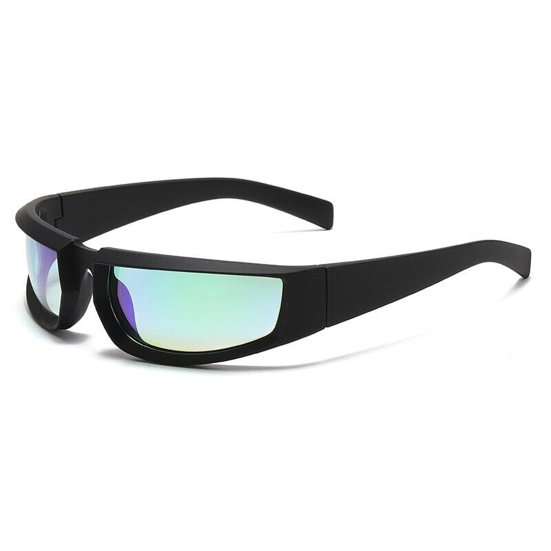 Stylische Unisex Punk Designer Sonnenbrille mit UV400 Schutz, perfekt für den Sommer und Festivals.