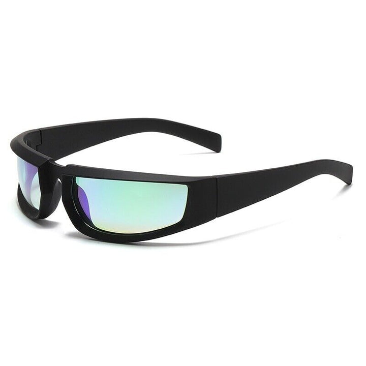 Stylische Unisex Punk Designer Sonnenbrille mit UV400 Schutz, perfekt für den Sommer und Festivals.