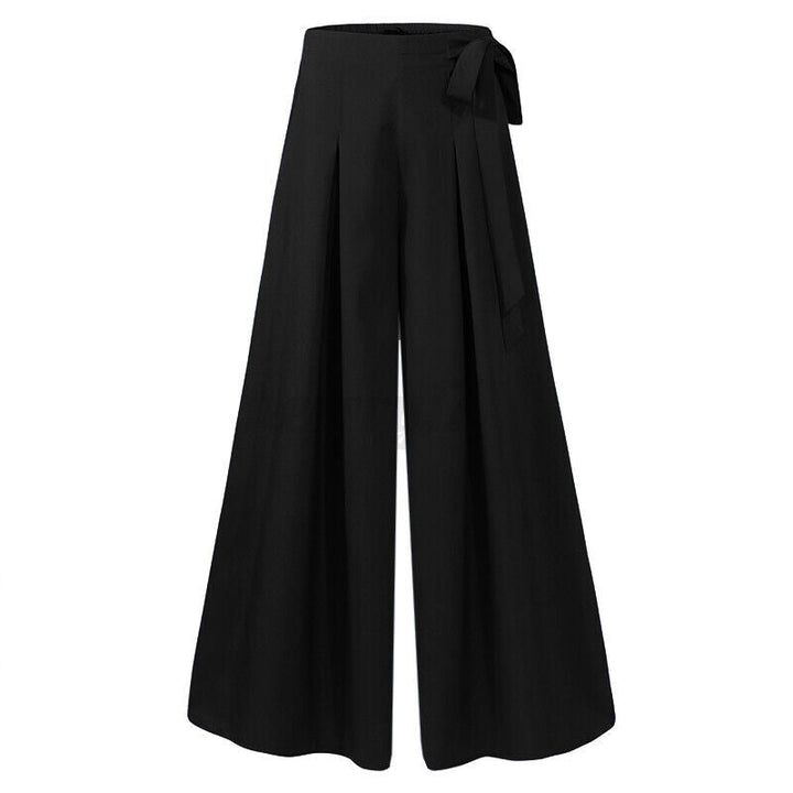 Damen Business Hose mit weitem Bein, High Waist, hochwertige Verarbeitung, ideal für Plus Size Größen.