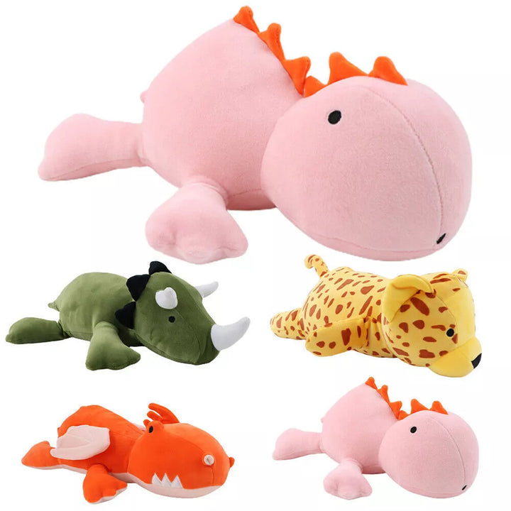 Beruhigendes gewichtetes Dinosaurier-Kuscheltier für Entspannung. Ideales Plüschtier zum Stressabbau & Einschlafen.