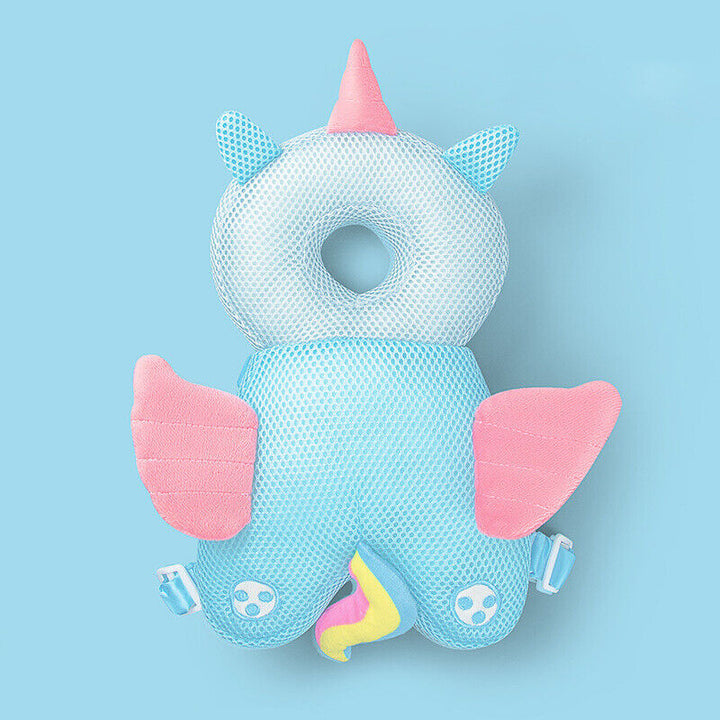 Babyschutz: Kopfschutz aus Plüsch für sicheres Krabbeln & Laufenlernen, süß und funktional.