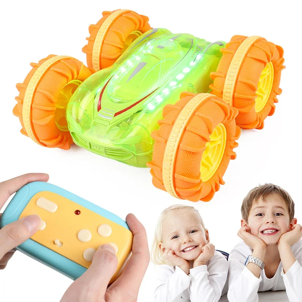 Ferngesteuertes Amphibienfahrzeug für Kinder, robust & wasserdicht, ideal für Land & Wasser Spiel.