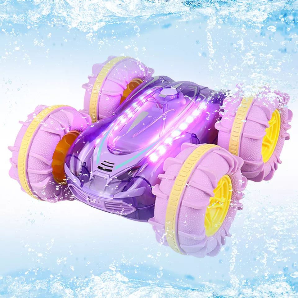 Vielseitiges Land-Wasser-Fahrzeug ferngesteuert, robustes Elektro-Spielzeug für Jungen & Mädchen, outdoor.