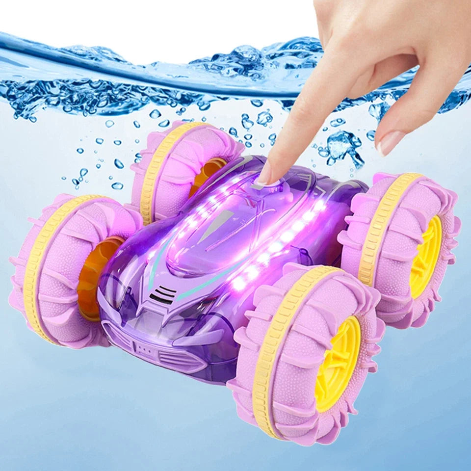 Wasserdichtes Amphibien RC Fahrzeug, schwimmt & fährt, perfektes Kinderspielzeug für Pool, Strand, Garten.