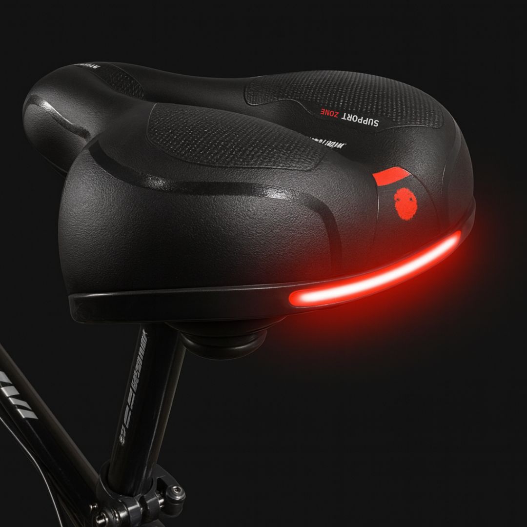 Bequemer Fahrradsattel mit Federung für Damen & Herren. Ergonomischer Komfort für lange Radtouren.