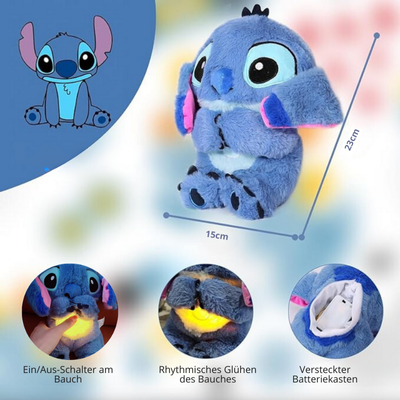 Innovatives Einschlafhilfe Kuscheltier mit Herzschlag & Atemsimulation für erholsamen Kinderschlaf.