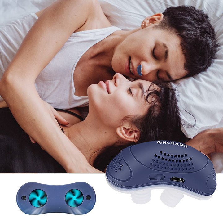 Kompaktes Anti-Schnarch-Gerät, Mikro-CPAP ohne Maske/Schlauch. Effektive Atemhilfe bei Schlafapnoe.