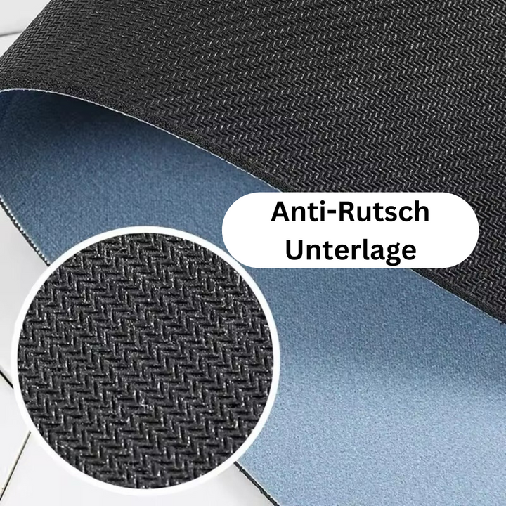 Komfortable, feuchtigkeitsabsorbierende Badezimmermatte von HeimGlück, schnelltrocknend und rutschfest.