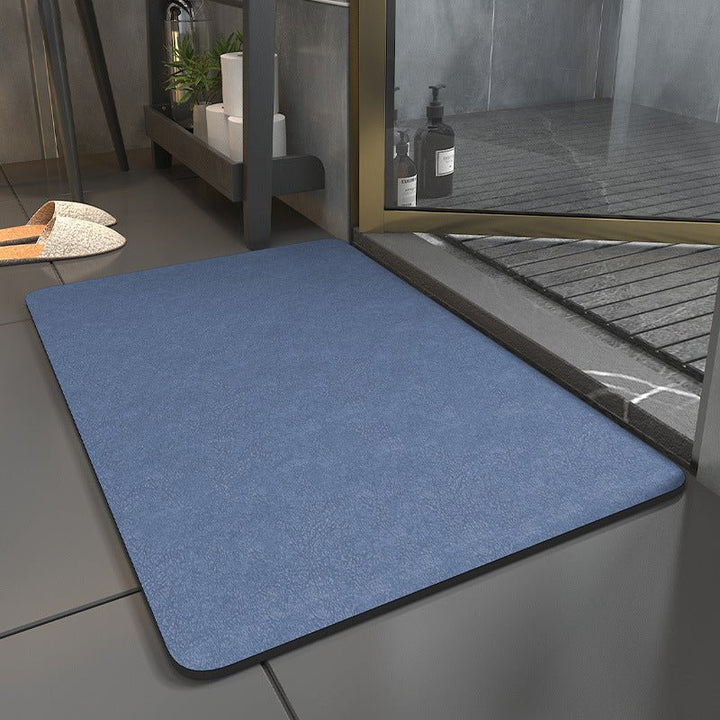 Schnelltrocknende, rutschfeste Badmatte in modernem Design für mehr Hygiene und Sicherheit im Badezimmer.