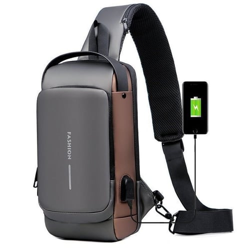 Stylische und funktionale Anti-Diebstahl Crossbody-Tasche, sicherer Schutz für Ihre Wertsachen auf Reisen.