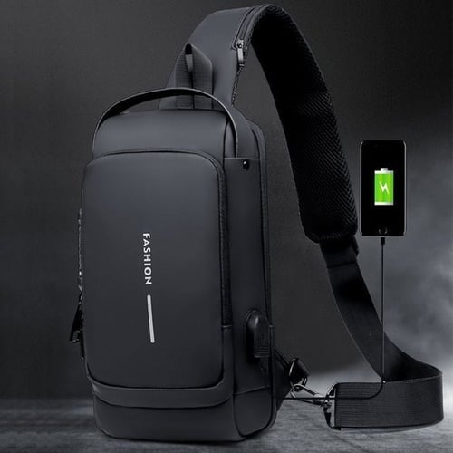 Crossbody-Tasche für Damen, sicher und bequem, mit verstellbarem Riemen & versteckten Reißverschlüssen.