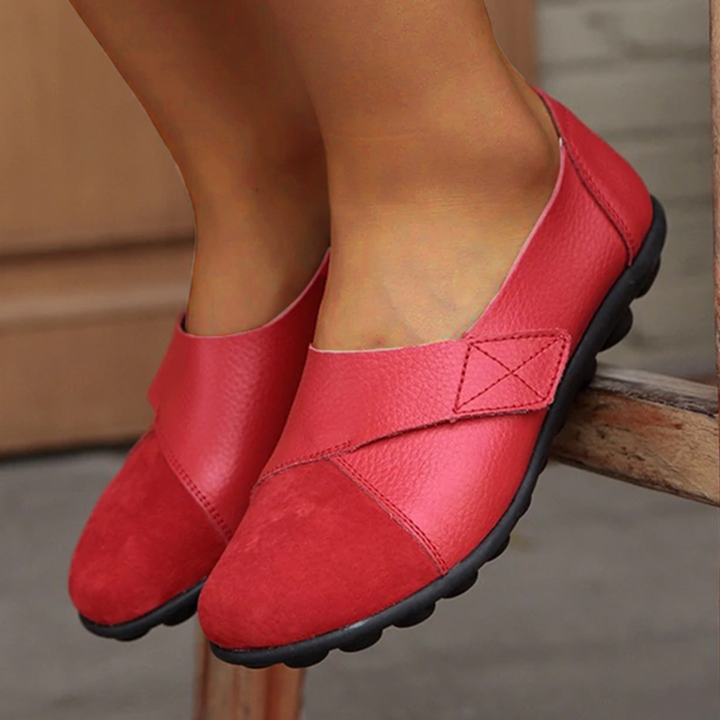 Rutschfeste Damen Loafers mit Klettverschluss, perfekte Alltagsschuhe für Damen.