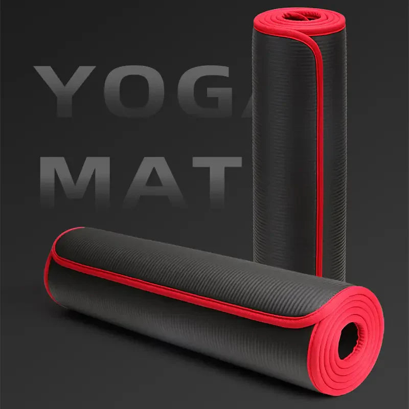 Rosa extra dicke Yogamatte, rutschfest, bietet hohen Komfort und Gelenkschutz für Sportübungen.