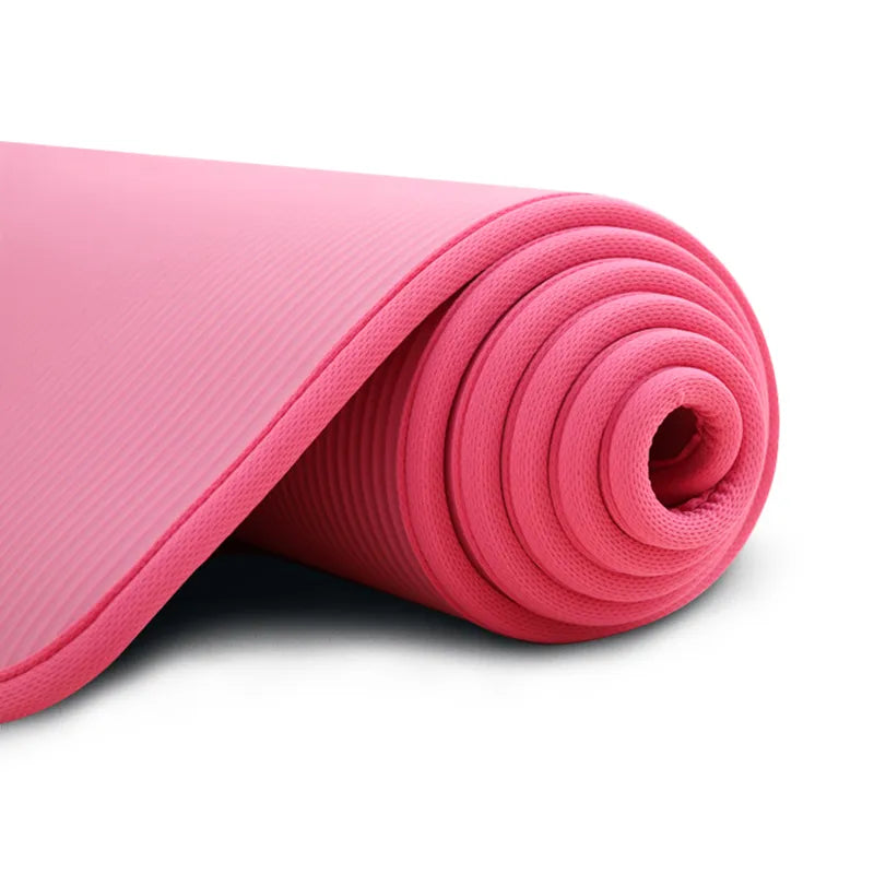 Ideale extra dicke Yogamatte, rutschfest, für Yoga & Pilates Training. Bietet Komfort und optimalen Gelenkschutz.
