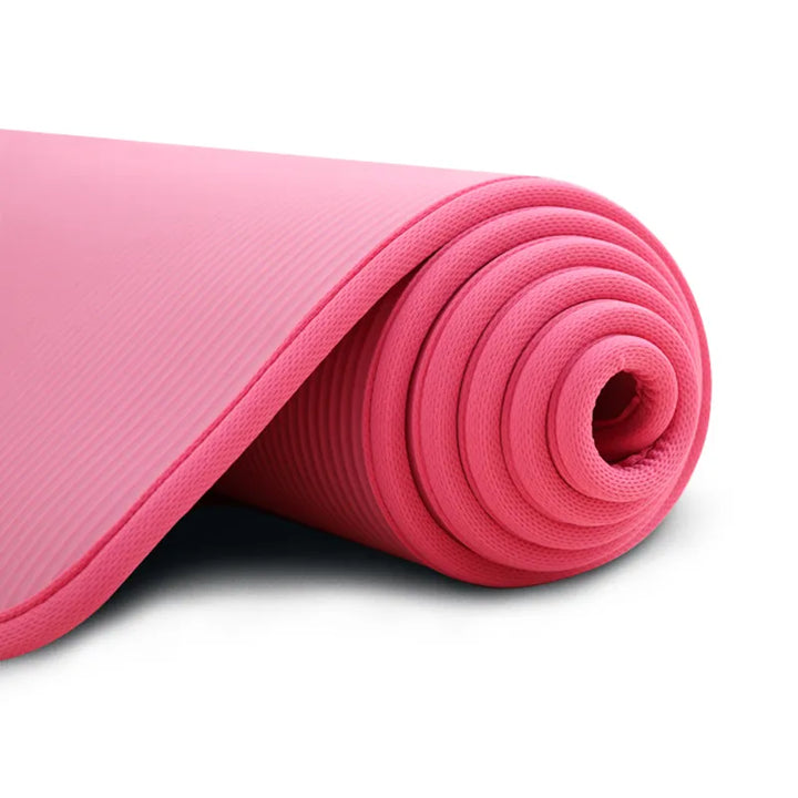 Ideale extra dicke Yogamatte, rutschfest, für Yoga & Pilates Training. Bietet Komfort und optimalen Gelenkschutz.
