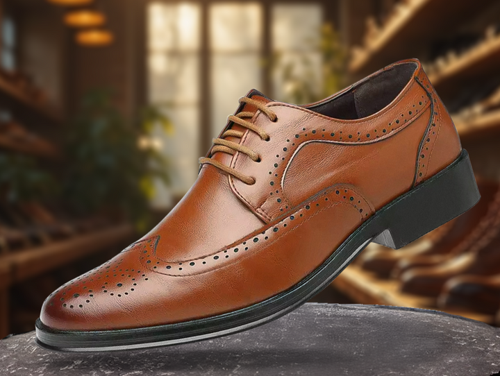 Elegante Herren Schnürschuhe aus Premium-Leder, zeitloser Stil und Komfort für Business-Meetings und Büro.