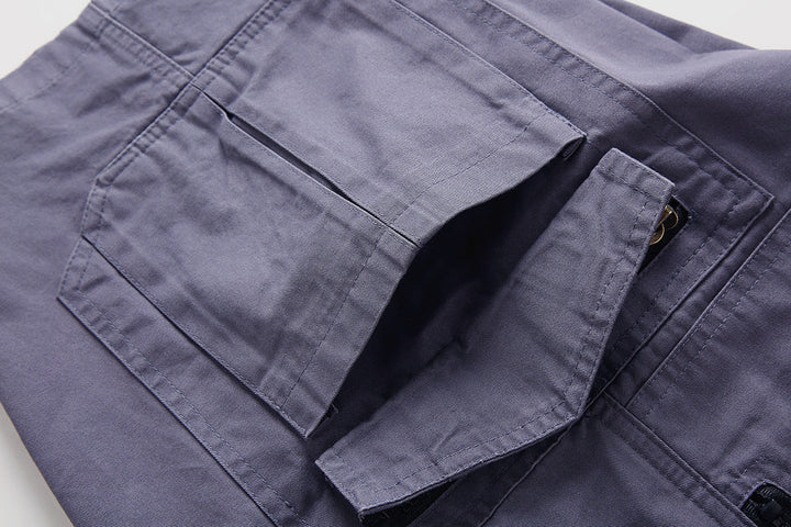 Grüne Herren Outdoor Shorts, vielseitig, robust & bequem, für Sommer, Wandern & taktische Nutzung.