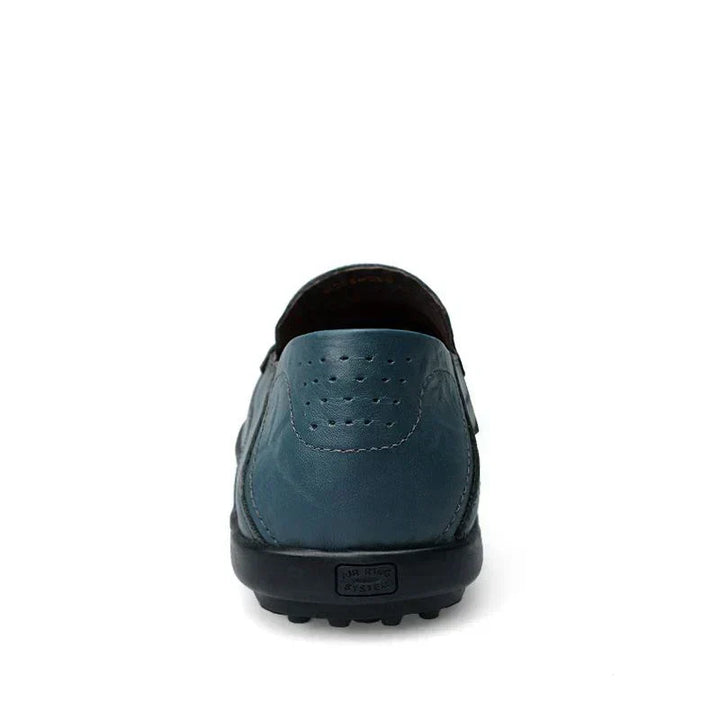 Braune Herren Mokassins, klassische italienische Flachschuhe, bequeme Komfortschuhe für Business & Freizeit.