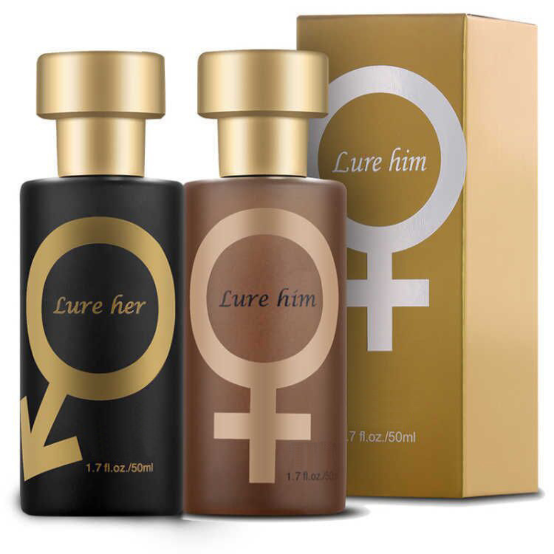 Geschenk: Herren Pheromon Parfüm in schwarzem Flakon. Attraktionsduft für besondere Anlässe & Selbstbewusstsein.