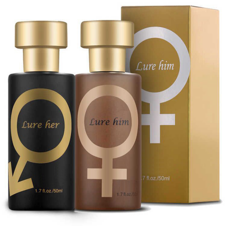 Geschenk: Herren Pheromon Parfüm in schwarzem Flakon. Attraktionsduft für besondere Anlässe & Selbstbewusstsein.