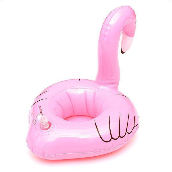Set schwimmende Flamingo Getränkehalter für den Pool & Strand. Perfekt für Sommerdrinks und lustige Beachparty-Accessoires.