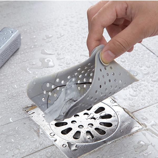 Modernes Seestern Haarfänger Abflusssieb aus Silikon, perfekte Drainage für saubere Abflüsse.